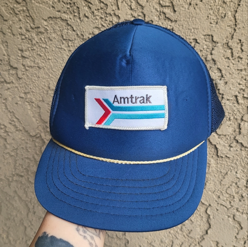 Vintage Amtrak Trucker Hat
